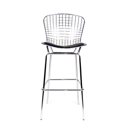 Banco Bertoia Bar Cromo.