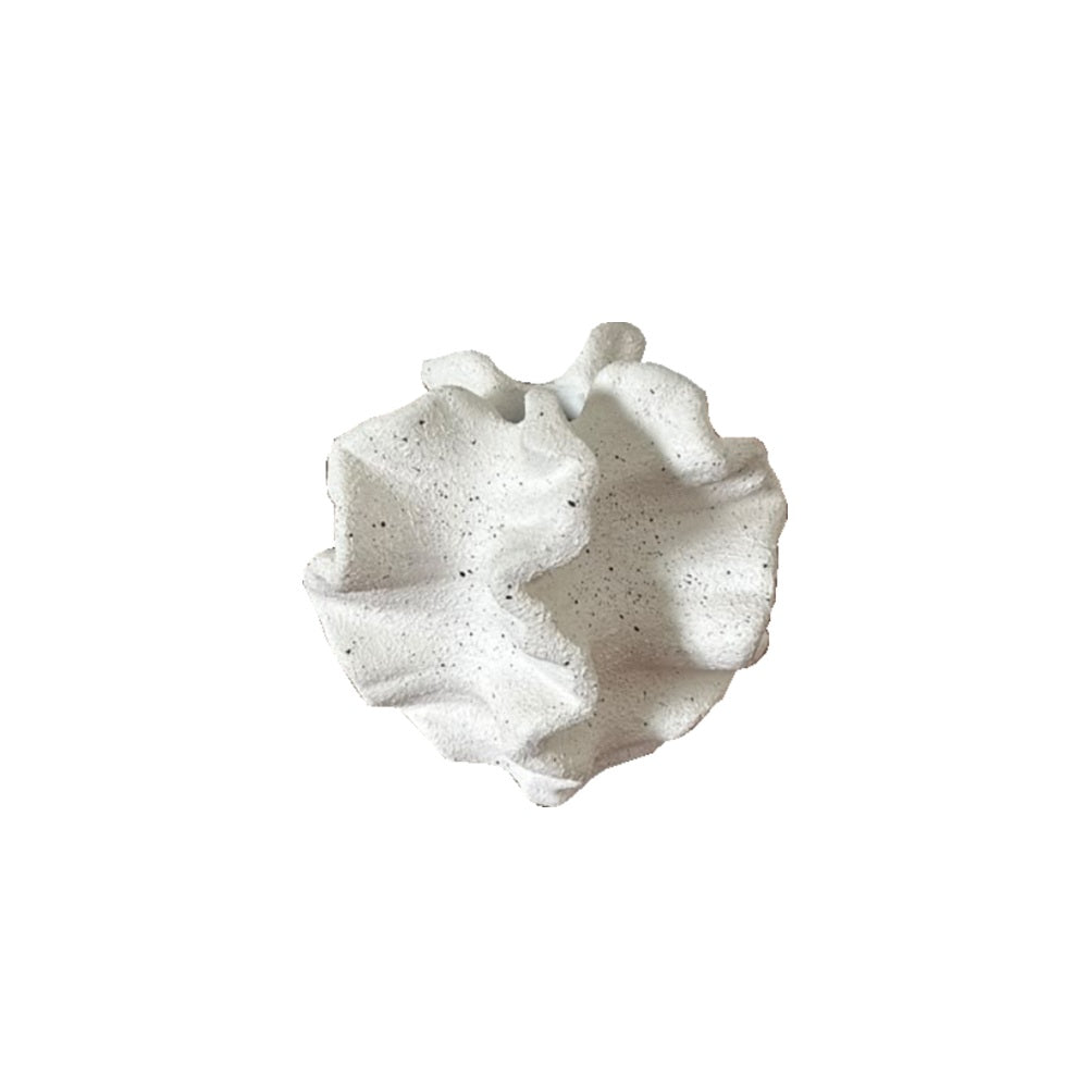 Florero Erizo Granito Bco